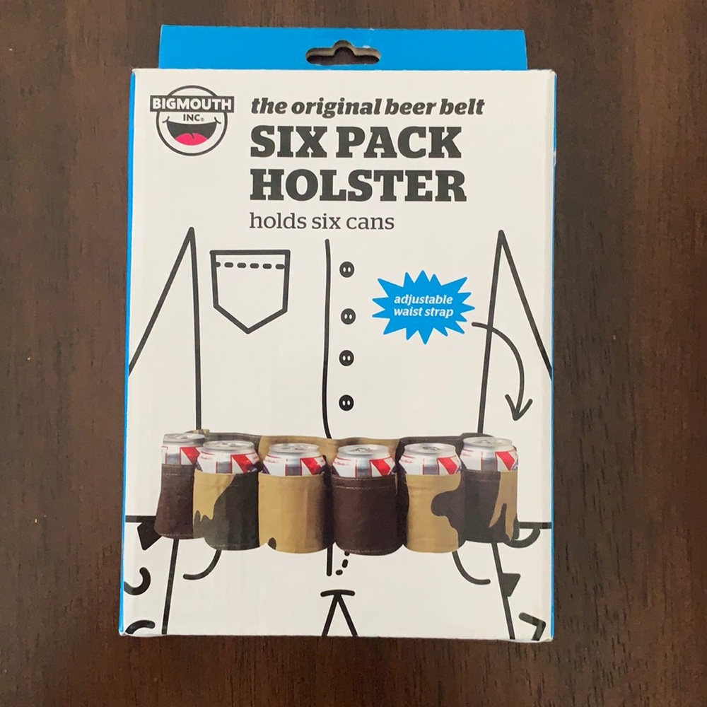 Camo BEER BELT!! Brand new. Never opened/used.